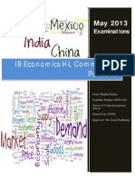 IB Economics HL Portfolio