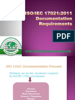 ISO IEC 17021 Documentation Requirements