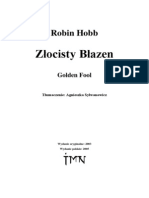 Robin Hobb - Złotoskóry Tom 2 - Złocisty Błazen PDF