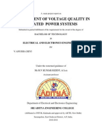 Enhancement of Voltage Quality in Isolated Power Systems