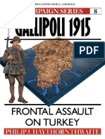 (Ebook - English) Osprey - Campaign 008 - Gallipoli 1915 Frontal Assault On Turkey
