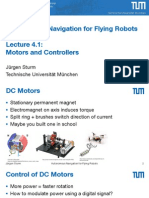 Autonomous Navigation For Flying Robots Motors and Controllers