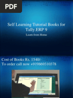 Self Learning Tutorial Books For Tally - ERP 9: Learn From Home