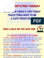 Transportation Tuesday: Save Your Child'S Life Today Teach Them How To Be A Safe Pedestrian