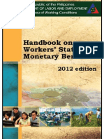 Department of Labor and Employment (Bureau of Working Conditions) Handbook on Workers Monetary Benefits 