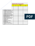 F G H Block 1 Descptionof Item S.No.: Model Flat Pending Work List-First Floor