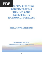 Operational Guidelines - National Trauma Care System - India