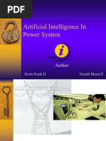 Artificial Intelligence in Power System: Author