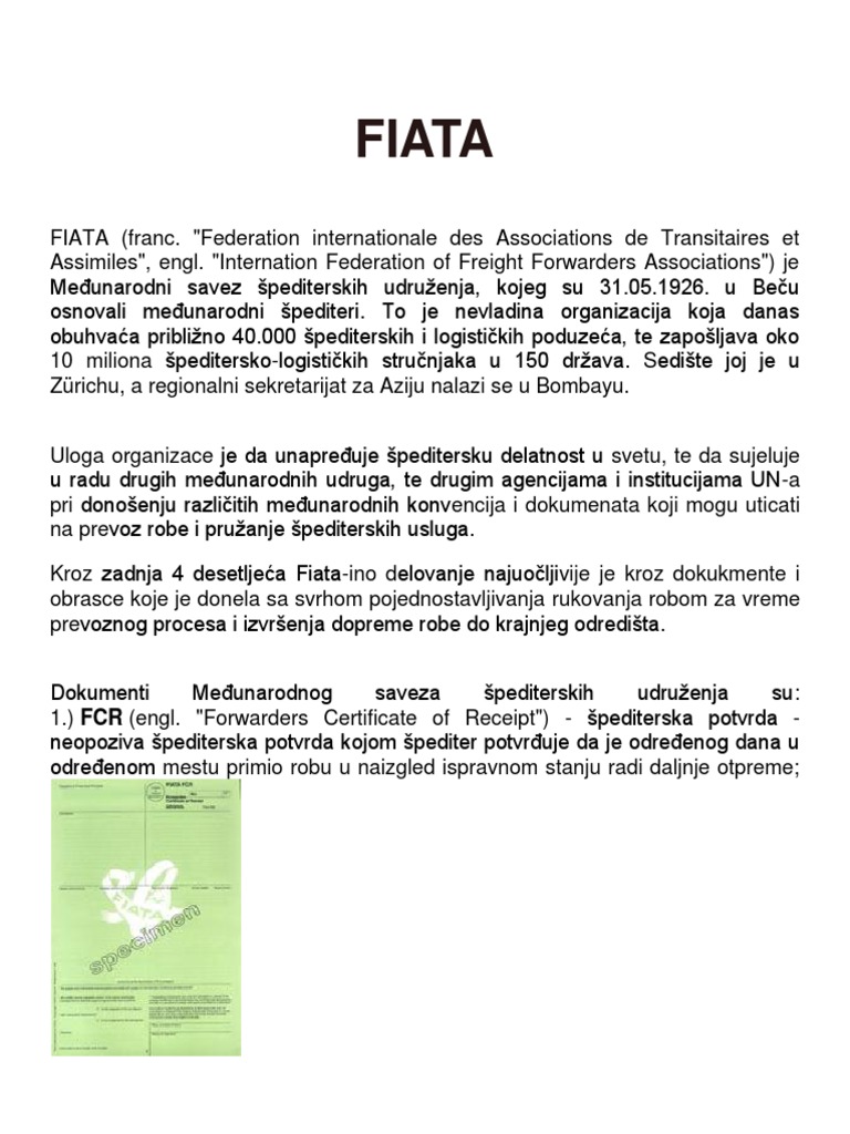 Fiata | PDF