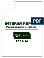 Paavai Engineering College Interim Report