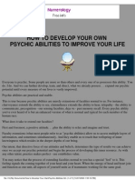 Develop Your Psychic Abilities