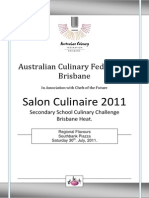 ACF Brisbane 2011 Secondary School Culinary Challenge