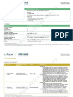 Coface InfoQuick Report Sample