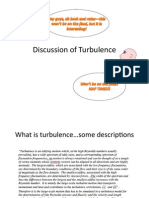 Turbulence discussion and modeling