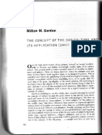 Millonm. Gordon: The Concept of The Sijb-Cultijre An Its App Lication T I 9 4 7)