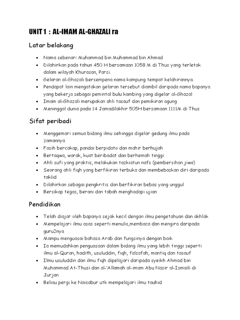 Tokoh Pemikian Pqs Form 4 Pdf