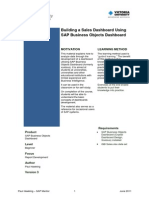 Building a Sales Dashboard Using SAP Xcelsius 2011