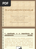 Planejamento Escolar