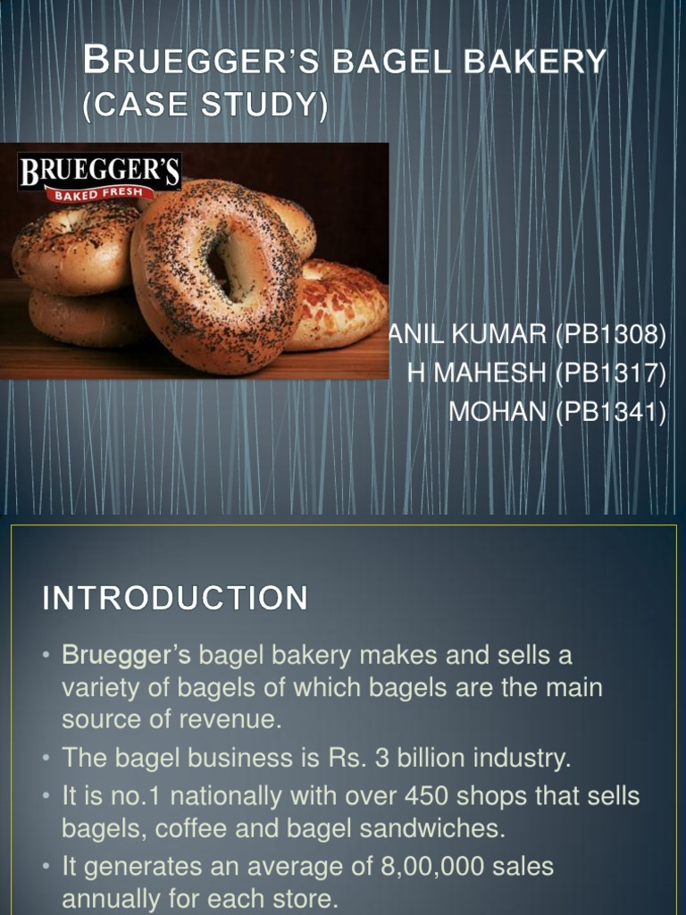 An Analysis of Bruegger's Bagel Bakery Operations Inventory Management