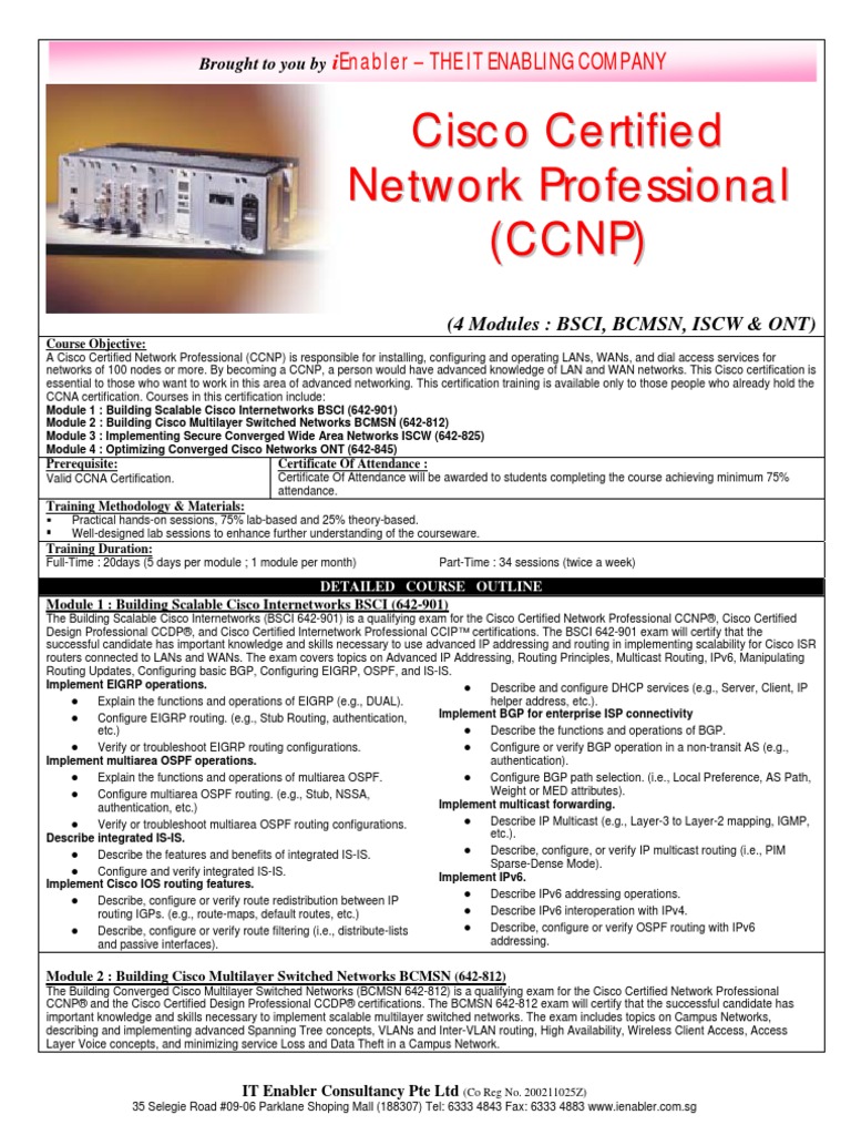 CCNP Itenabler | PDF