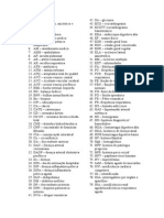 Nomenclatura HUWC para Prática AFT