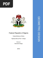Download Highway Manual Part 1 Design Volume 1 Geometric Design 2013 by Fidelis O Ajibade SN227619494 doc pdf