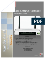 Cara Setting Hostspot