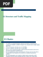 E1 Structure and Traffic Mapping