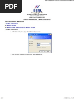 BSNL Broadband Modem WiFi Setup Guide | PDF | Wi Fi | Internet Access