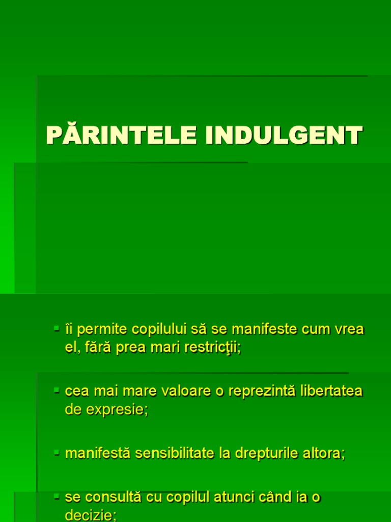Tipuri de Parinti | PDF