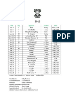 New Schedule Docx II