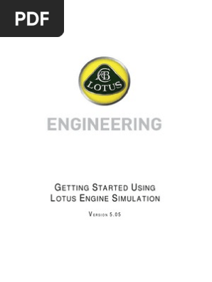 Getting Started With Lotus Engine Simulation