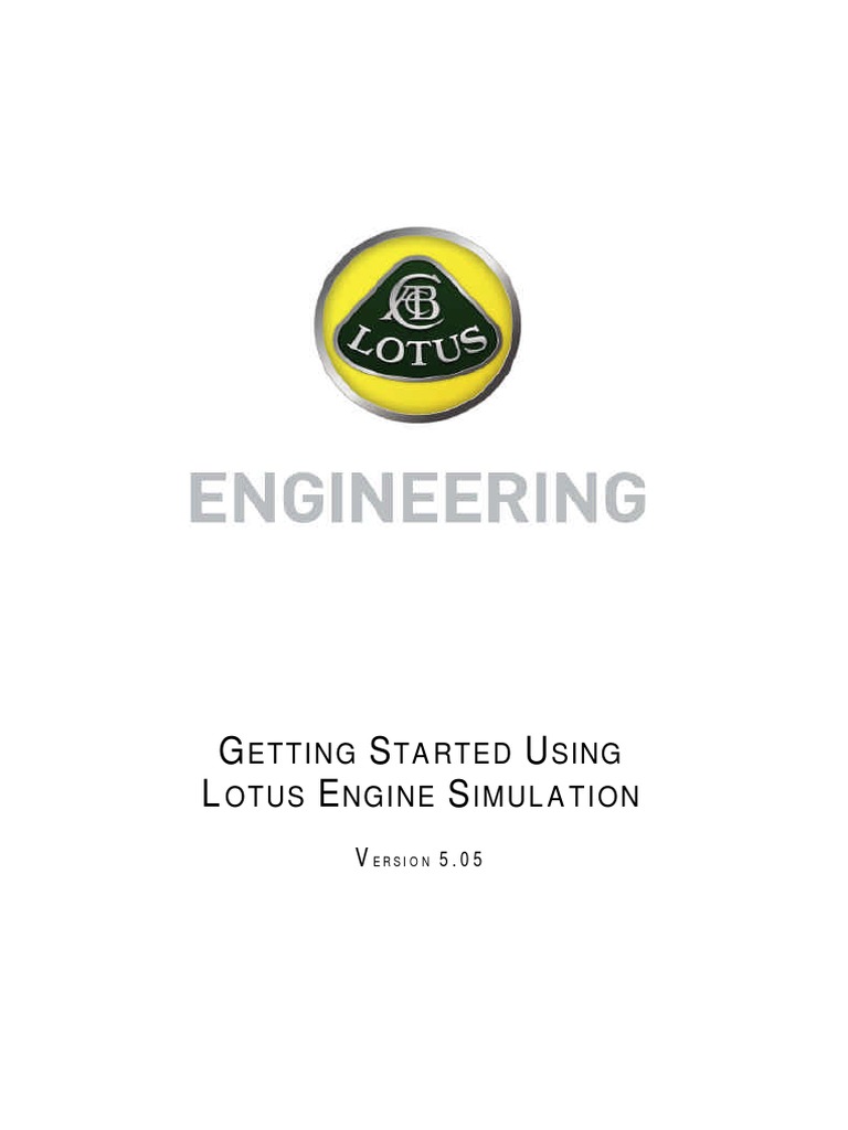 Lotus engine simulation