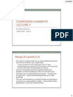 Corrosion Chemistry: DR Willard Pinnock CHEM 2601 (2013)