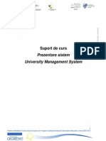 Curs 01 - Prezentare Sistem UMS