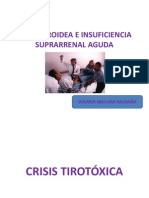 Crisis Tiroidea e Insuficiencia Suprarrenal Aguda