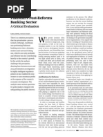 Pakistans PostReforms Banking Sector