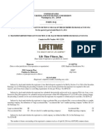 Life Time Fitness, Inc.: United States Securities and Exchange Commission Washington, D.C. 20549 FORM 10-Q