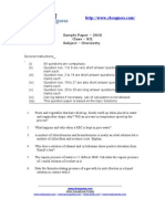 Chemistry Practice Paper 1