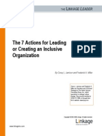 The 7 Actions For Leading or Creating An Inclusive Organization