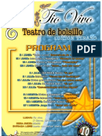 Programas Teatro