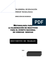 Metodologia de Reactivos  2010.doc