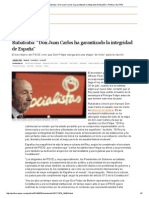 06el Rey Abdica - Rubalcaba - "Don Juan Carlos Ha Garantizado La Integridad de España" - Política - EL PAÍS