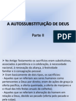 A auto-substituição de Deus em Cristo como único Salvador