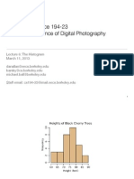 Computer Science 194-23 The Art and Science of Digital Photography