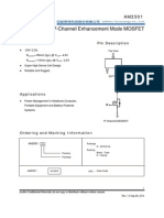 P-Channel Enhancement Mode MOSFET Datasheet