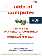 Guida Al Computer - Lezione 129 - Pannello Di Controllo - Windows Firewall
