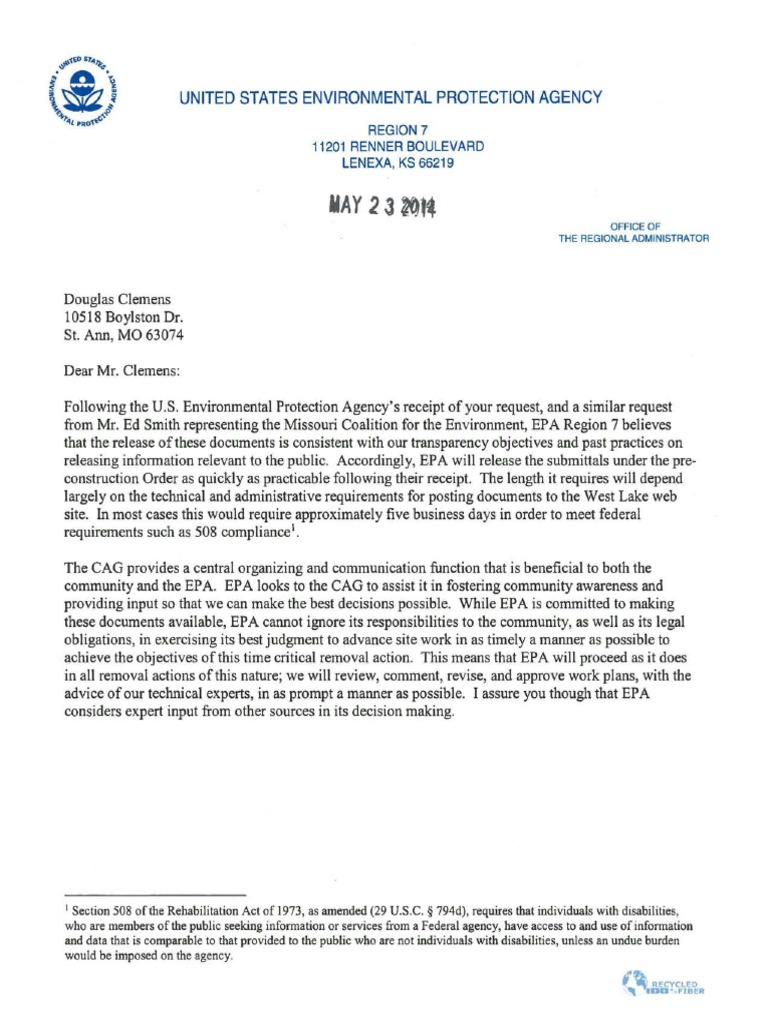 EPA Transparency and Community Engagement | PDF | Rehabilitation Act Of ...