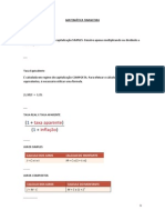 MATEMÁTICA FINANCEIRA