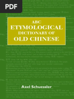 Grammata Serica Recensa by Bernhard Karlgren | PDF | Chinese